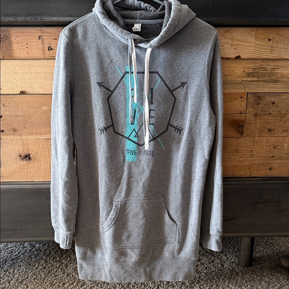 Diamond Supply Co. Gray Hoodie with Teal Graphic - Picture 1 of 1